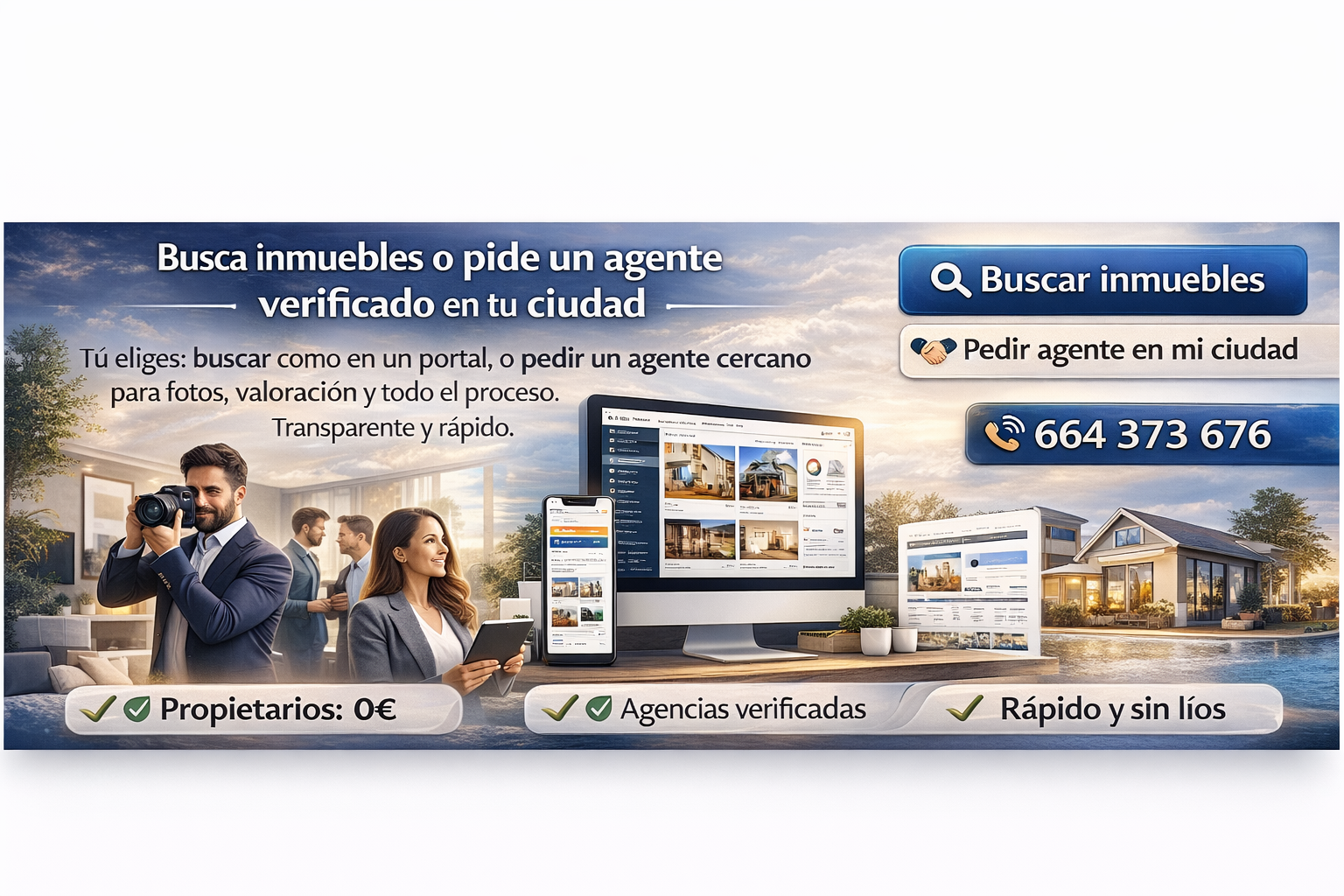 EligeMiCasa: buscador de inmuebles y red de agencias verificadas